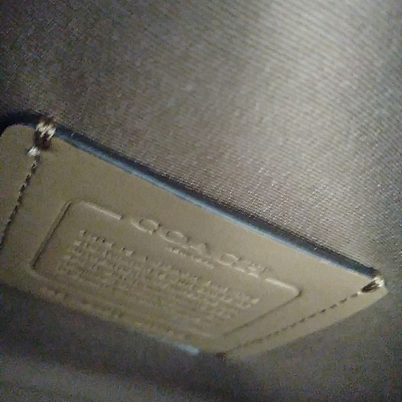 COACH Pebble Leather Tote Bag Taupe - Picture 12 of 12